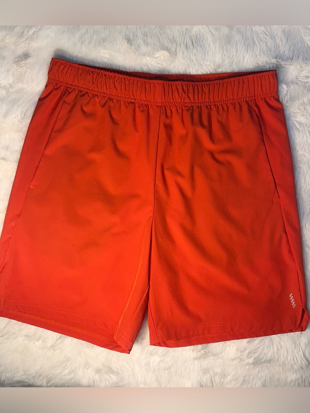 Balance Collection Men’s Athletic Running Shorts Orange Size Medium 28-32 Wai